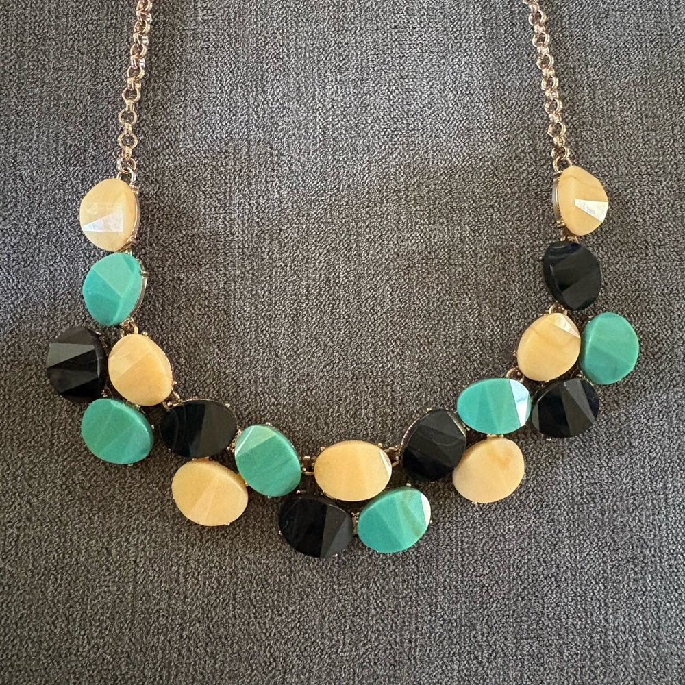 Multi-Color Statement Necklace - Picture 2 of 4